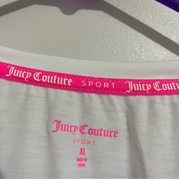 Juicy Couture Classic White Tee women’s size XL New - Picture 3 of 7